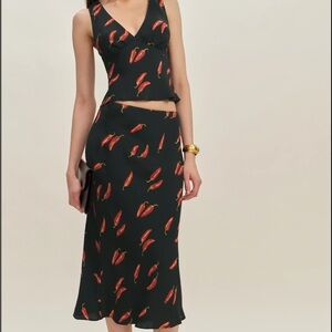 Reformation Ryan Two Piece Black - Size 6